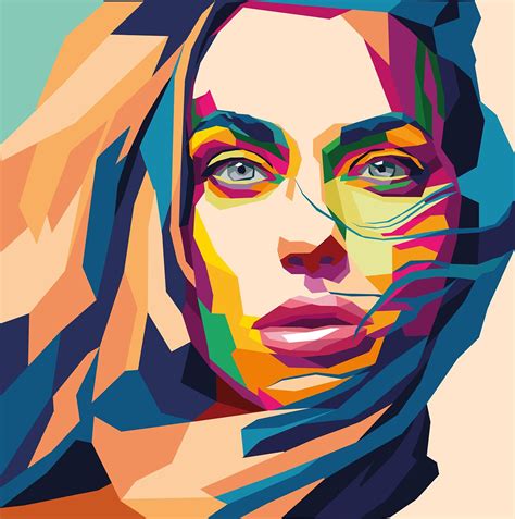 S L A V A On Behance In 2020 Portrait Art Wpap Art Pop Art Portraits