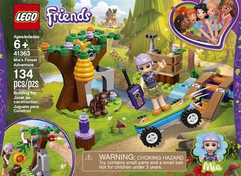 Lego Friends Mia S Forest Adventure 41363 Toys R Us Canada