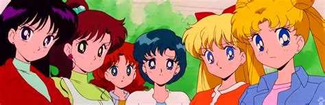 Rei Makoto Naru Ami Minako And Usagi Sailor Venus Sailor Mars Twitter Header Trippy