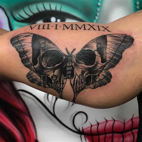 Interesting Dead Head Moth Tattoo Meanings Tattooswin