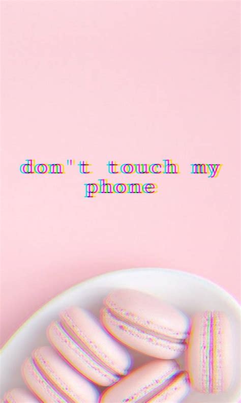 Top Pink Aesthetic Wallpaper Dont Touch My Phone You Can Get It At