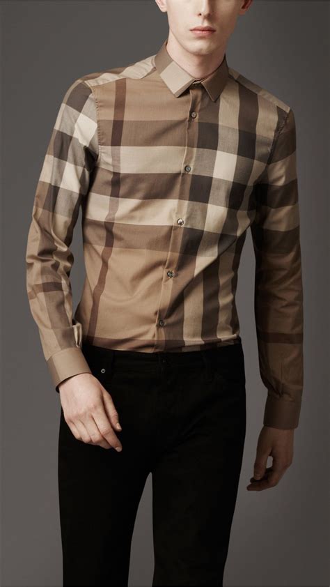 Sling Fit Tonal 39500 Burberry With Images Mens Shirt Dress