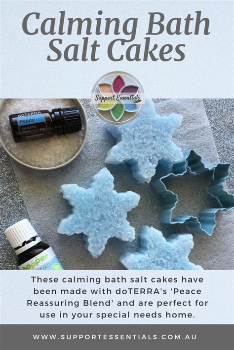 How To Make Doterra Peace Bath Salt Cakes Support Essentials Bath