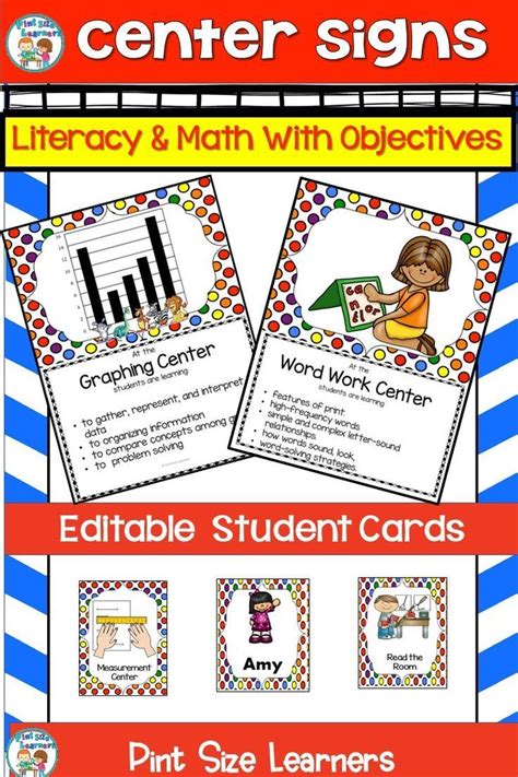 Make Your Math And Literacy Centers Easy To Manage With These Matching