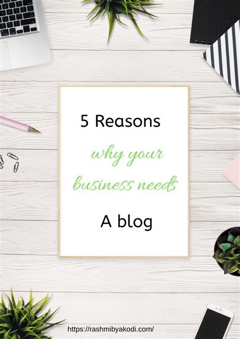 5 Reasons Why Your Business Needs A Blog Rashmi Byakodi