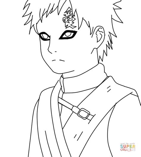 Naruto Gaara Drawing Naruto Akatsuki