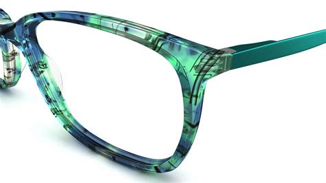 specsavers women s glasses saphire blue geometric plastic acetate frame £99 specsavers uk