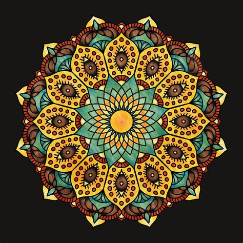 Native American Mandala Digital Art By Serena King Fine Art America