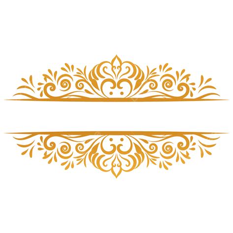Title Frame Clipart Transparent Png Hd Luxury Gold Title Border Frame