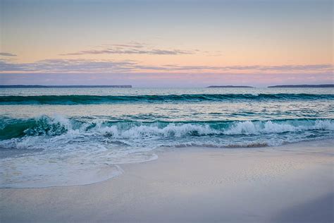 HD Wallpaper Sea Waves Splashing On Beach Sand Morning Calm
