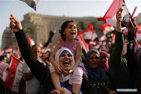 egyptian protesters join rally calling for ouster of morsi in cairo people s daily online