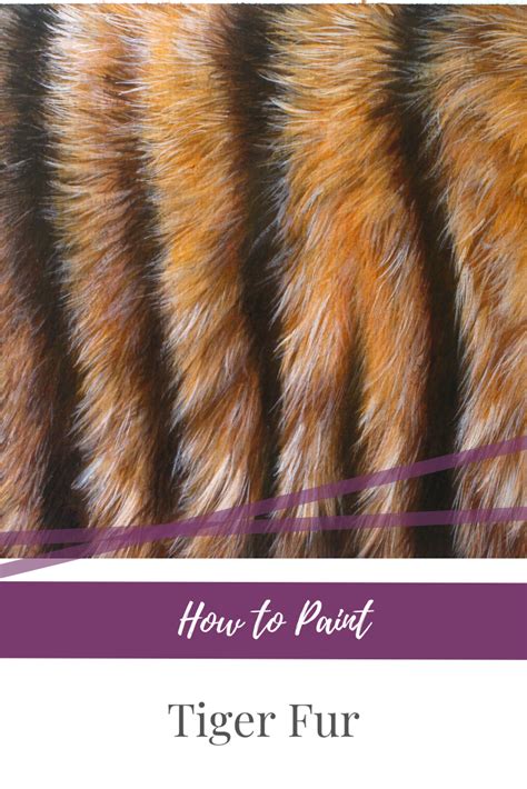 How To Paint Tiger Fur With Oil Paint Or Acrylic Paint Tiger Fur