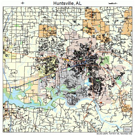 Map Of Downtown Huntsville Al World Map