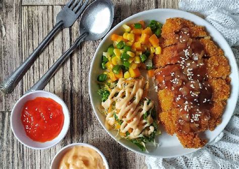 Resep Chicken Katsu Dengan Salad Sayuran Sederhana Oleh Lidwina Rini