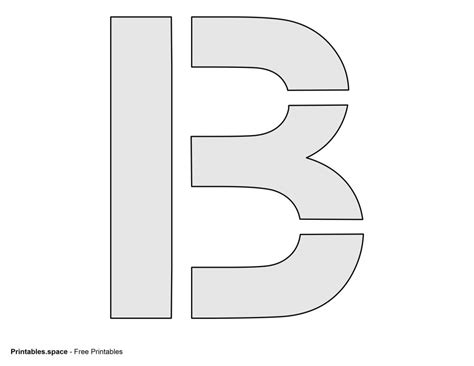 Letter B Stencil Free Printables