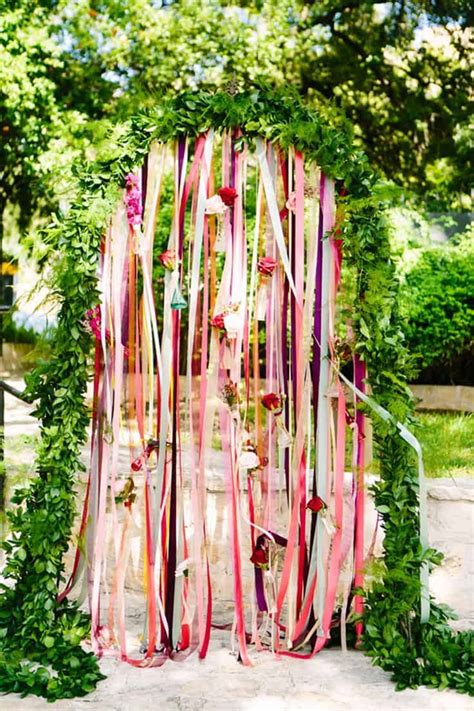 This is a perfect display for any gazebo under which to say your vows. 15 DIY Wedding Arches To Highlight Your Ceremony With