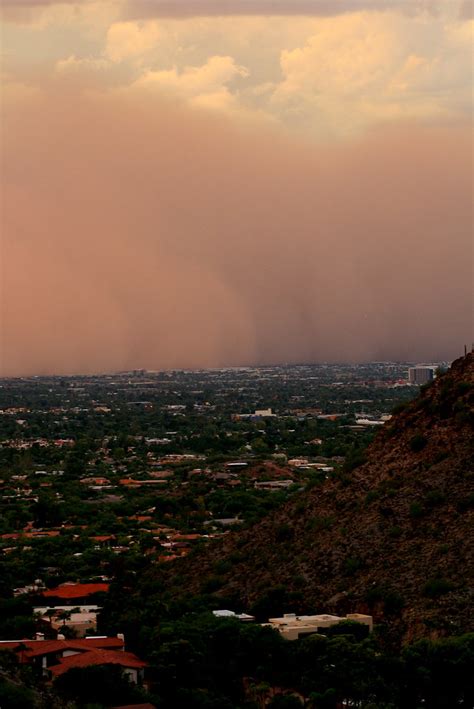 Haboob Over Phoenix Typical Monsoon Season Dust Storm My Flickr