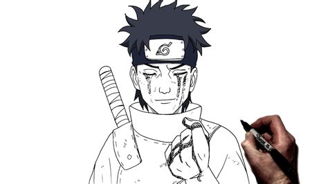 How To Draw Shisui Sacrifice Step By Step Naruto Youtube