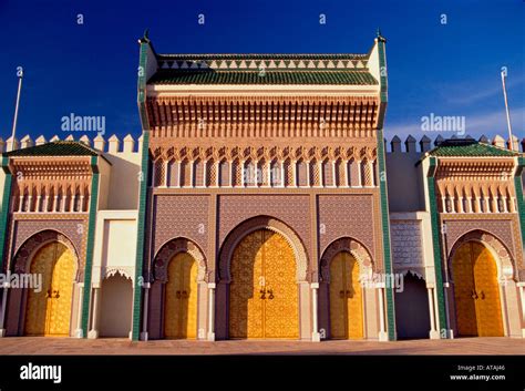 Moroccan Architecture Facade Royal Palace Fes El Jedid City Of