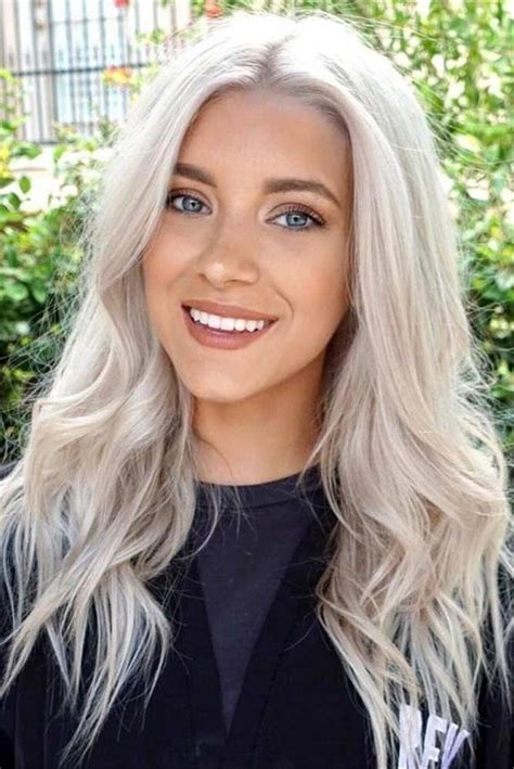 Gorgeous Platinum Blonde Hair Colors And Styles For You Cute