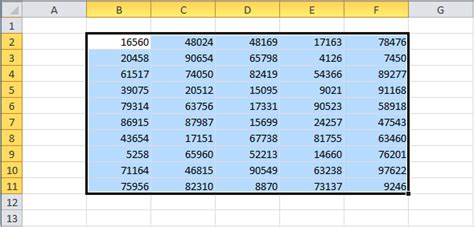 Como Seleccionar Dos Rangos Separados En Excel Sowin