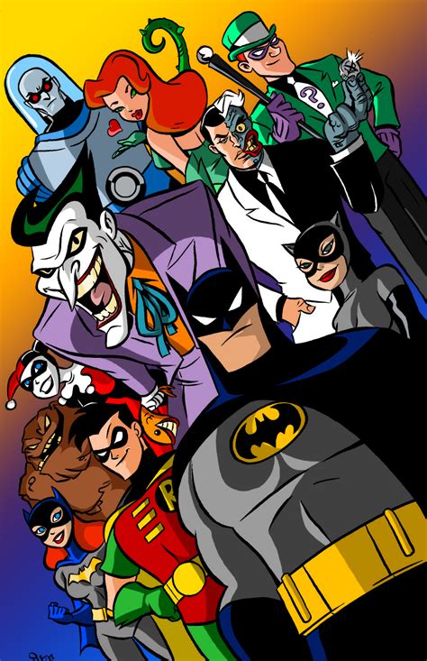 Batman The Animated Series Poster By Scoot By Scoo By Balsavor On