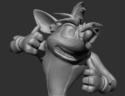 Crash Bandicoot 3d Model 3d Printable Cgtrader