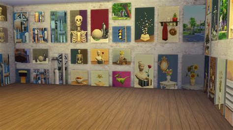 Big Paintings Sets Sims 4 Sims Sims 4 Cc Furniture Vrogue