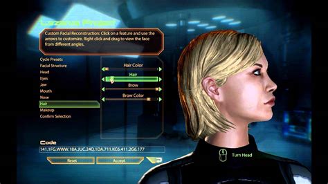 Lets Play Mass Effect 2 Character Creation Youtube