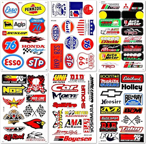 Motorsport Cars Nos Off Road Oil Nhra Drag Racing Lot 6 Graphic Vinyl