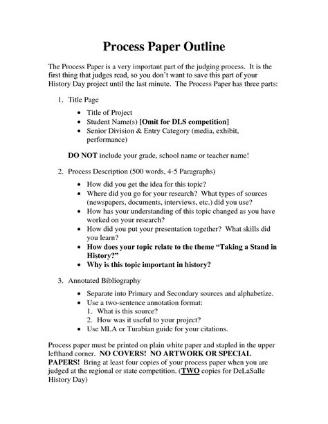 Scientific paper methods section example.even if you are not planning to publish a scientific paper you may be asked to write in this format for a college course or other program. Process paper format. Process essay: outline, format ...