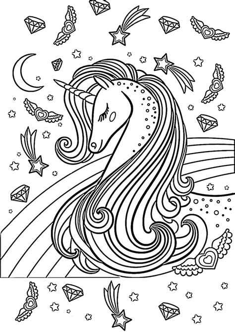 Adorable Unicorn Coloring Pages for Girls and Adults (Updated)