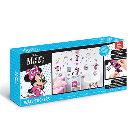66 Minnie Mouse Large Removable Wall Stickers Walltastic