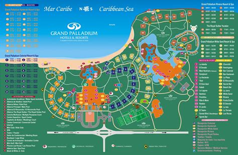 Resort Map Royal Suites Yucatan By Paladium Riviera