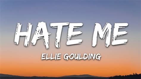Ellie Goulding Juice Wrld Hate Me Lyrics Chords Chordify