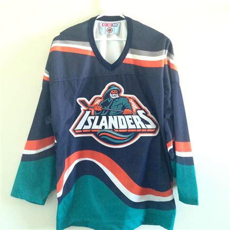 Check out our fisherman jersey selection for the very best in unique or custom, handmade pieces from our sports & fitness shops. NY Islanders Vintage CCM Hockey Jersey | Ccm hockey, Mens tops, Hockey