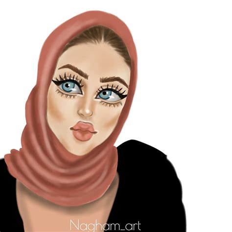 صور محجبات كارتون , خلفيه بنات كرتونيه بالحجاب اعتذار و اسف
