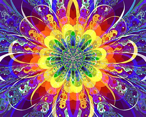 Mandala Madness Psychedelic Mandala Art