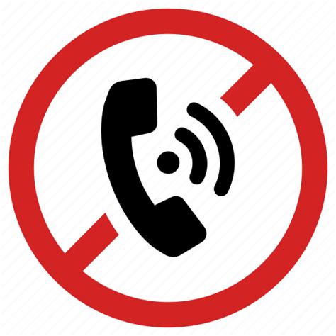 Ban Phone Blocked Calling Prohibited Forbidden No Call Prohibition