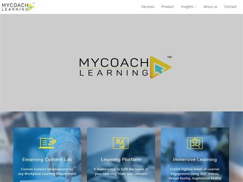 Mycoach Learning - Visualmodo Awards | Workplace learning, Immersive learning, Learning technology