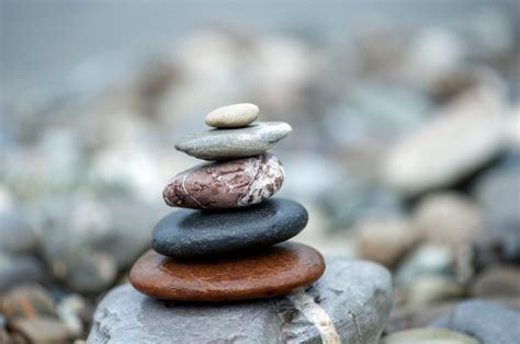 Premium Photo Pyramid Of Stones Balanced Zen Stones