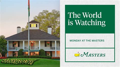 Welcome To Monday The Masters Youtube