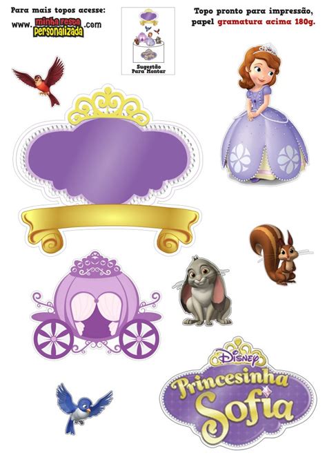 Topo De Bolo Para Imprimir Princesinha Sofia Princess Sofia Party Images And Photos Finder
