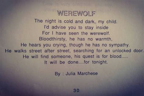 Werewolf Poems