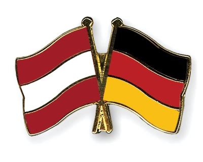 3d austria flagge live wallpaper. Crossed Flag Pins Austria-Germany Flags