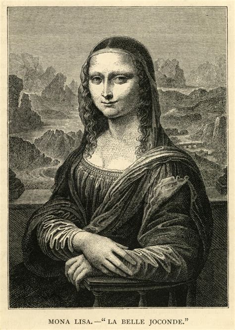 Mona Lisa Mona Lisa Mona Lisa Portrait Posters Art Prints