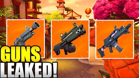 New Weapons Leaked That Are Coming To Fortnite Battle Royale Youtube