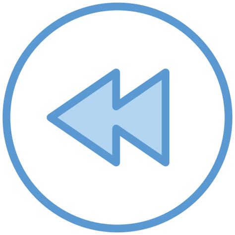 Back Button Generic Blue Icon