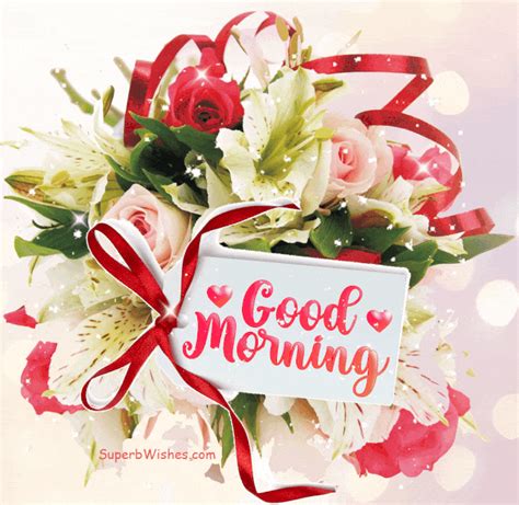 Gorgeous Good Morning Animated  With Roses