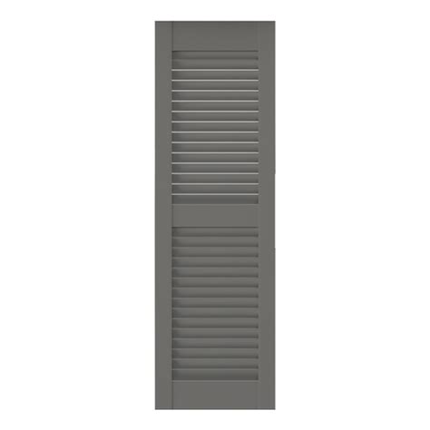 Southern Shutter Standard Duty Fixed Louver 2 Pack 16 In W X 72 In H